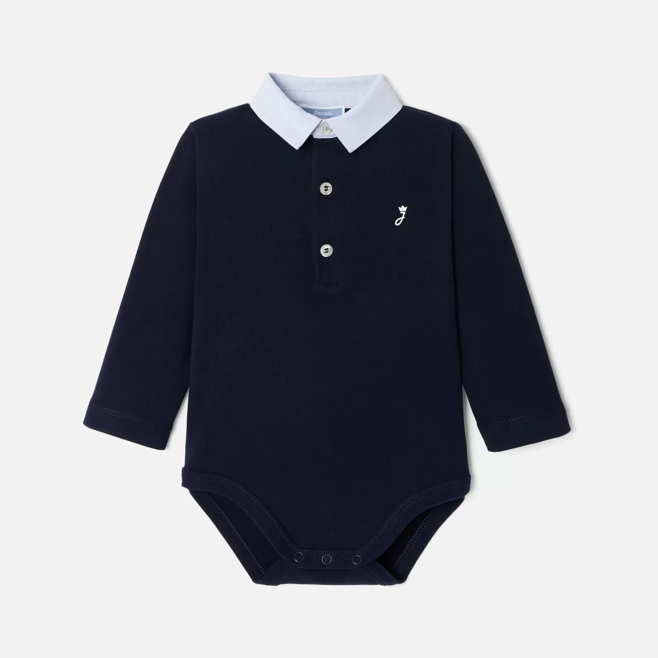 BOY Jacadi Bodysuits | Baby boy bodysuit with Oxford collar