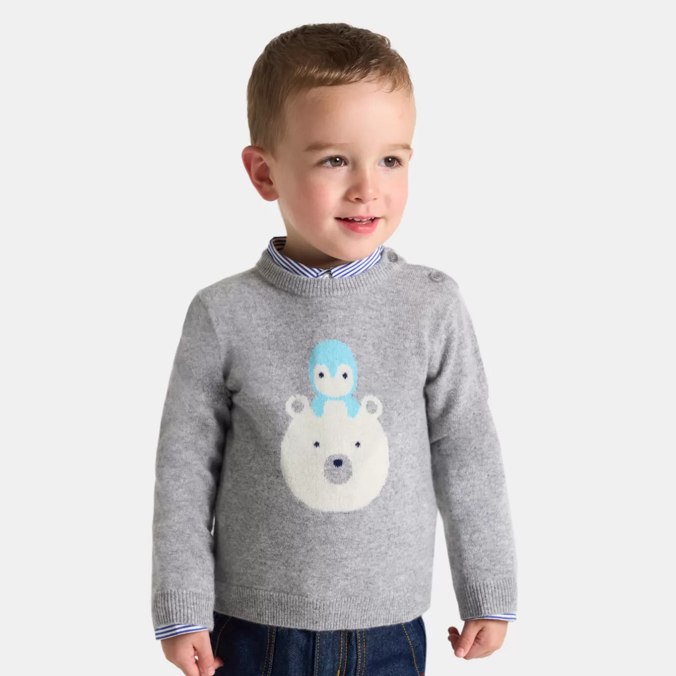 BOY Jacadi Sweaters, Sweatshirts And Cardigans | Baby boy cashmere sweater