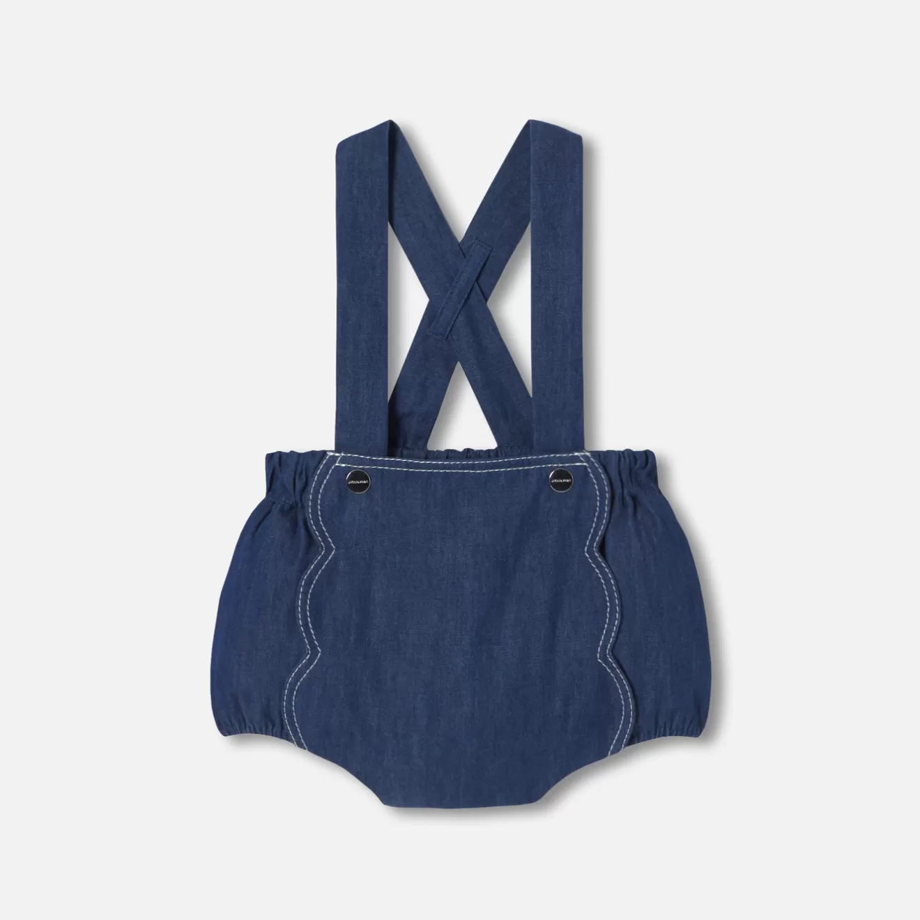 Jacadi Bloomers, Overalls And Sets | Baby girl bloomer in lightweight denim
