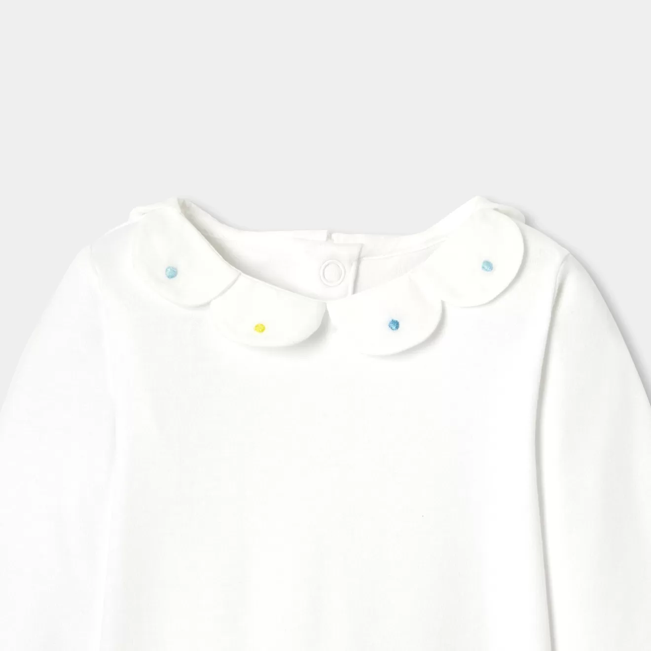 baby_girl_bodysuit_with_petal_collar_2.webp Jacadi Bodysuits | Baby girl bodysuit with petal collar