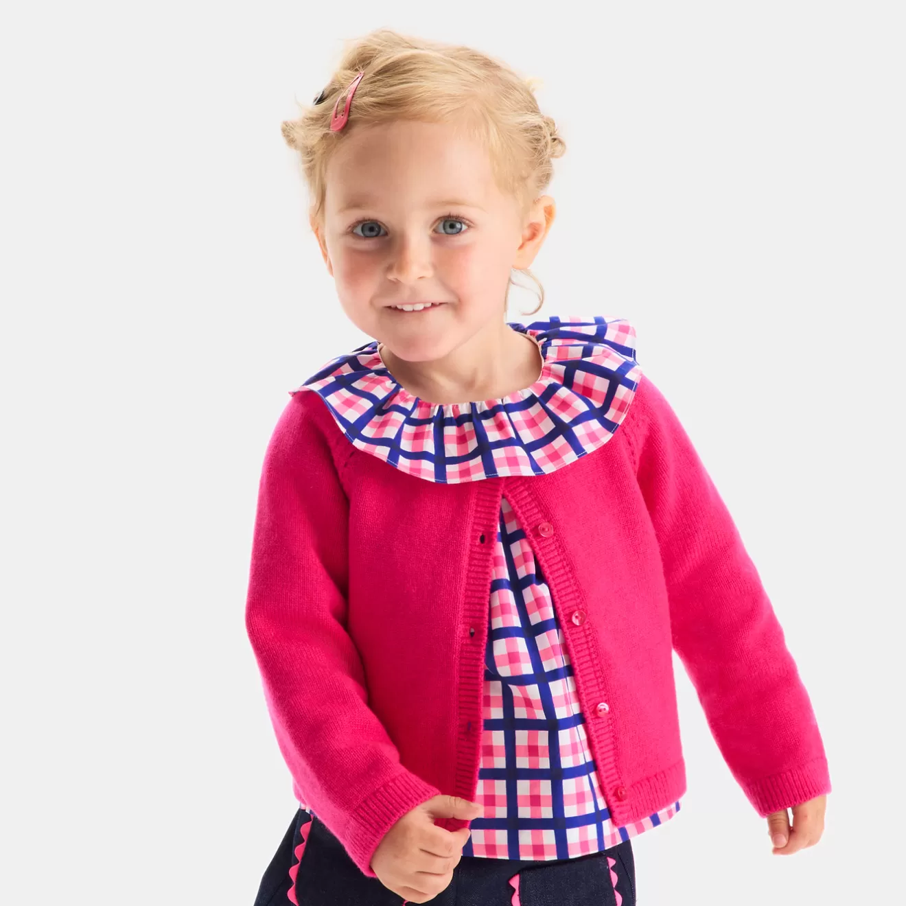 Jacadi Blouses | Baby girl checked blouse
