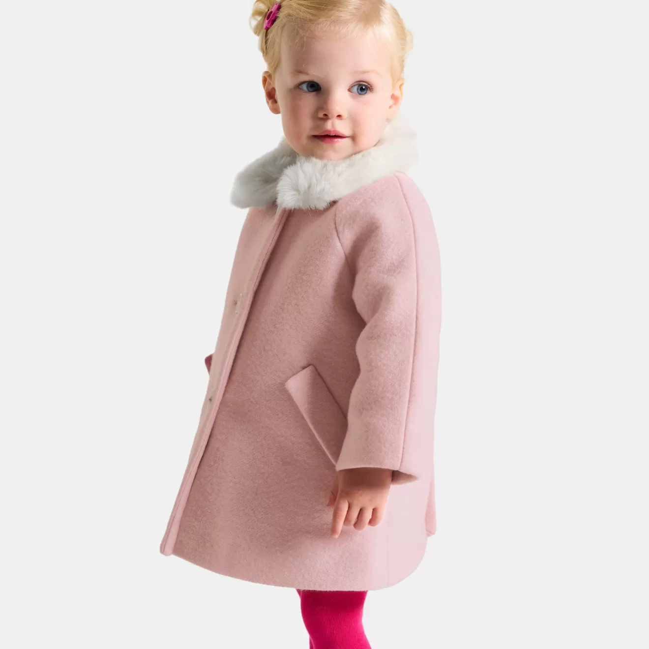 Jacadi Coats And Outerwear | Toddler Coats & Puffer Jackets | Baby girl coat in wool cloth