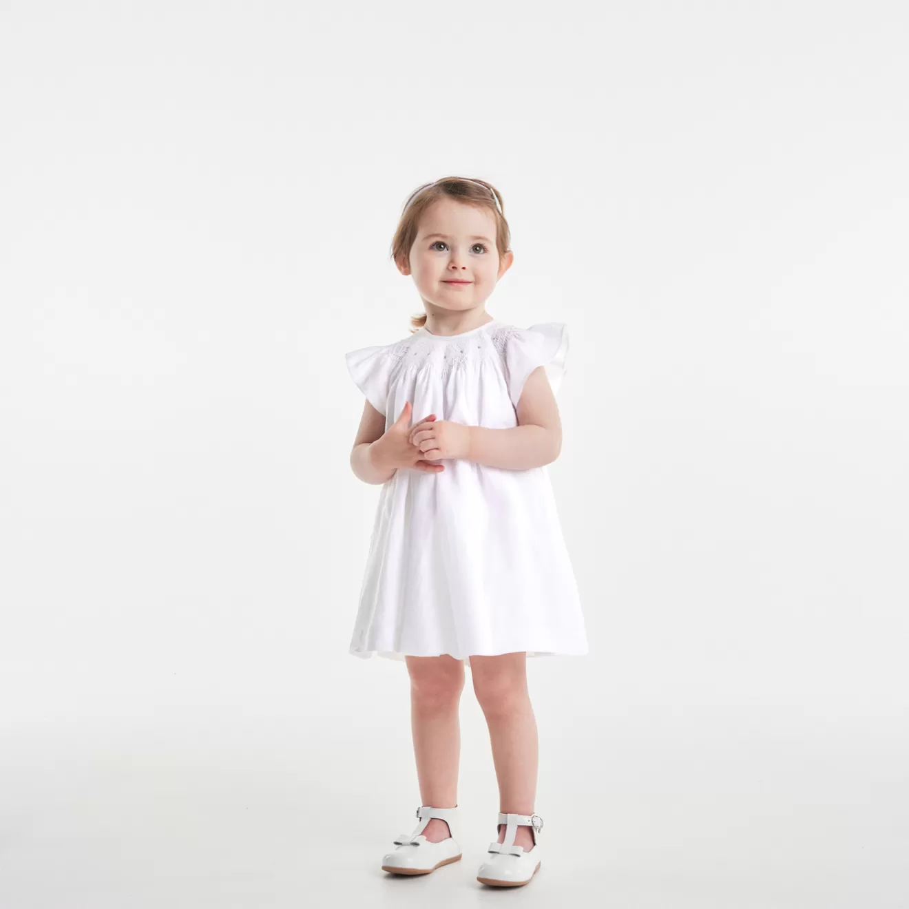Jacadi Dresses | Baby girl linen ceremony dress