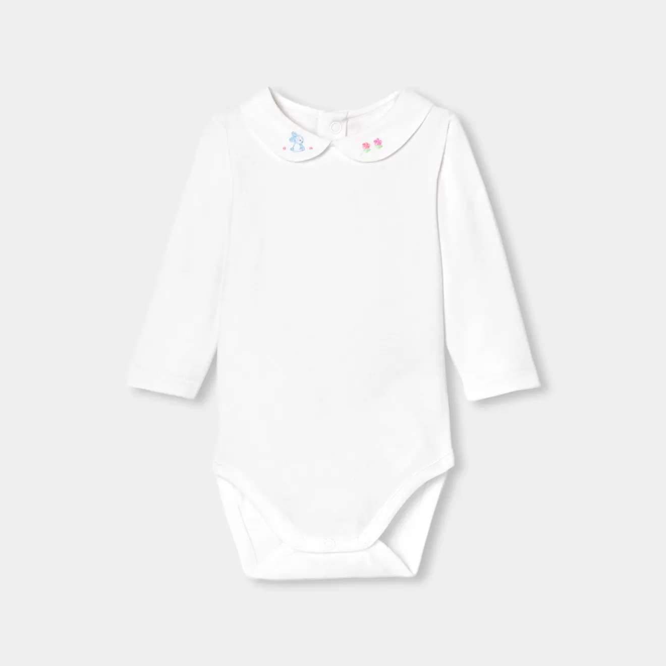 Jacadi Bodysuits | Baby girl long-sleeved bodysuit