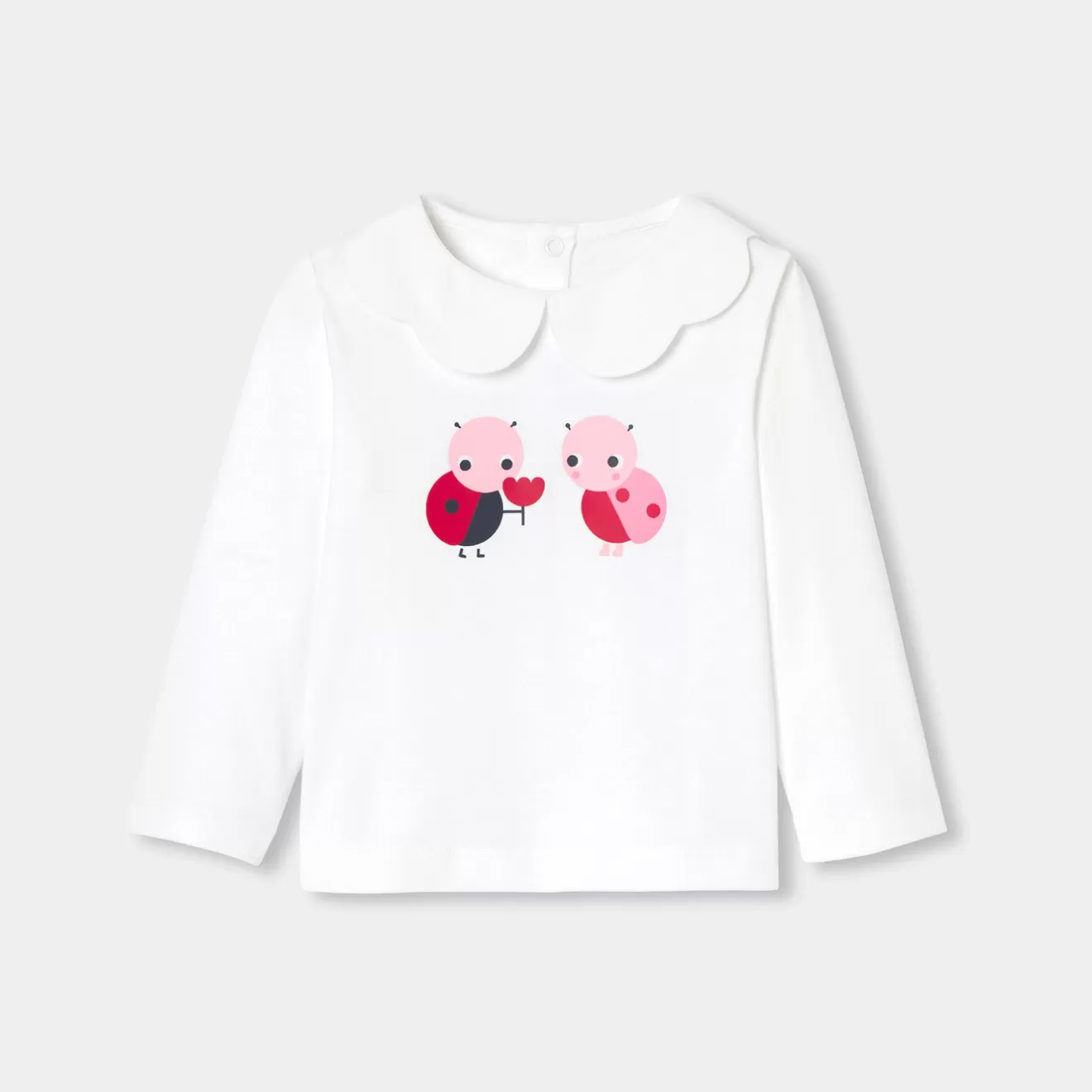 Jacadi Polos And T-Shirts | Baby girl long-sleeved T-shirt