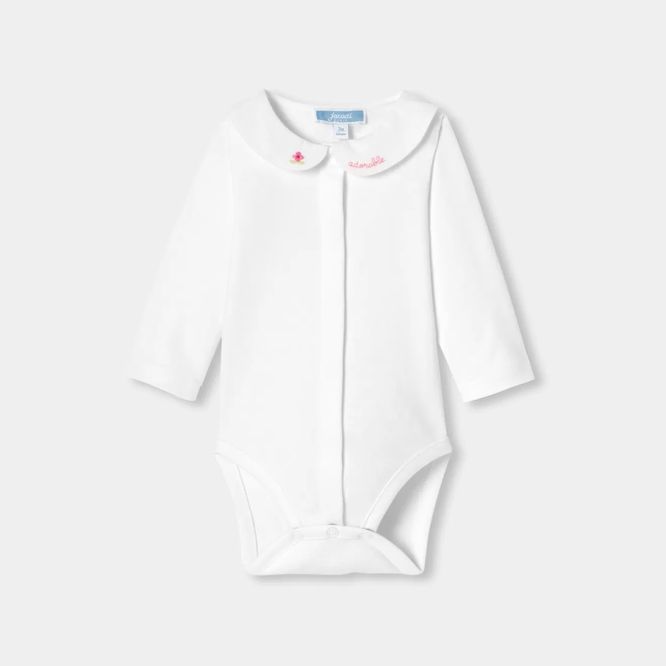 Jacadi Bodysuits | Baby girl long-sleeved bodysuit