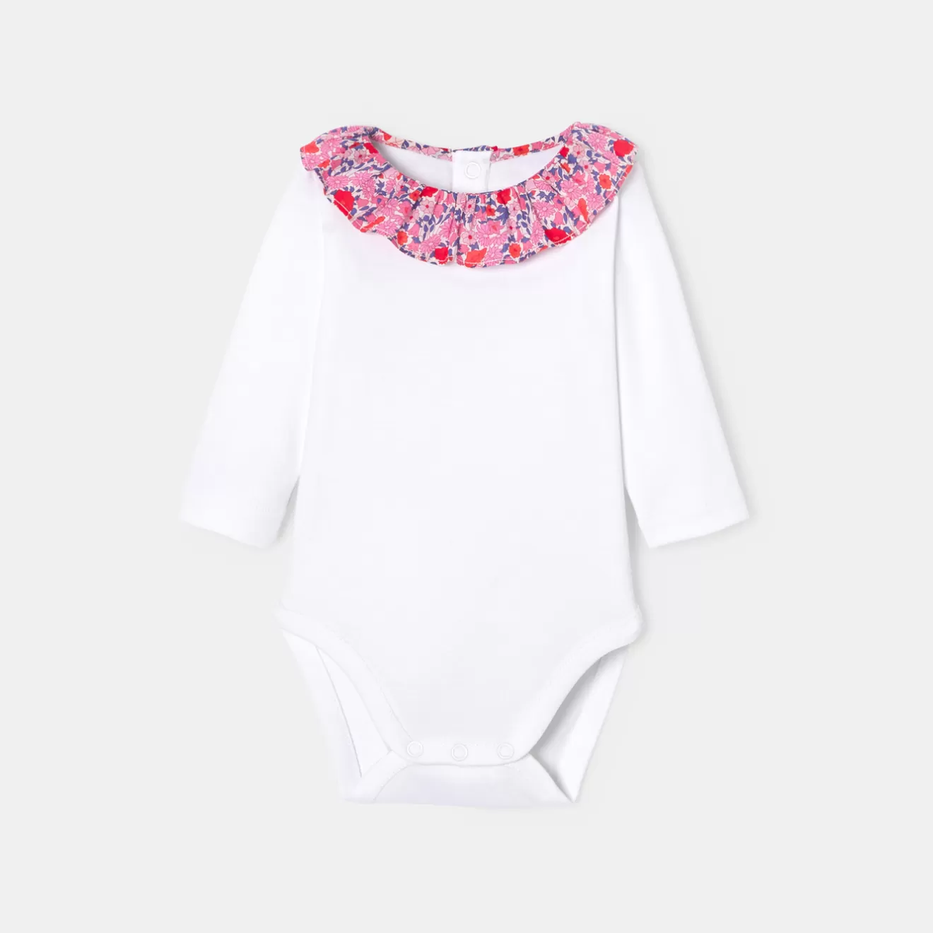 Jacadi Bodysuits | Baby girl long-sleeved bodysuit