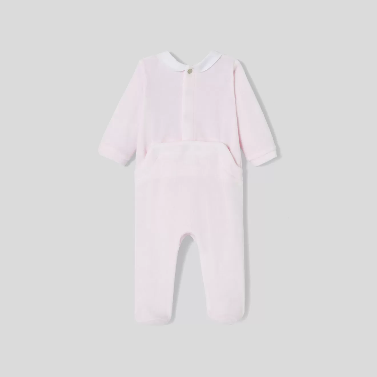 Jacadi Pajamas | Baby girl pajamas in velvet bouclette