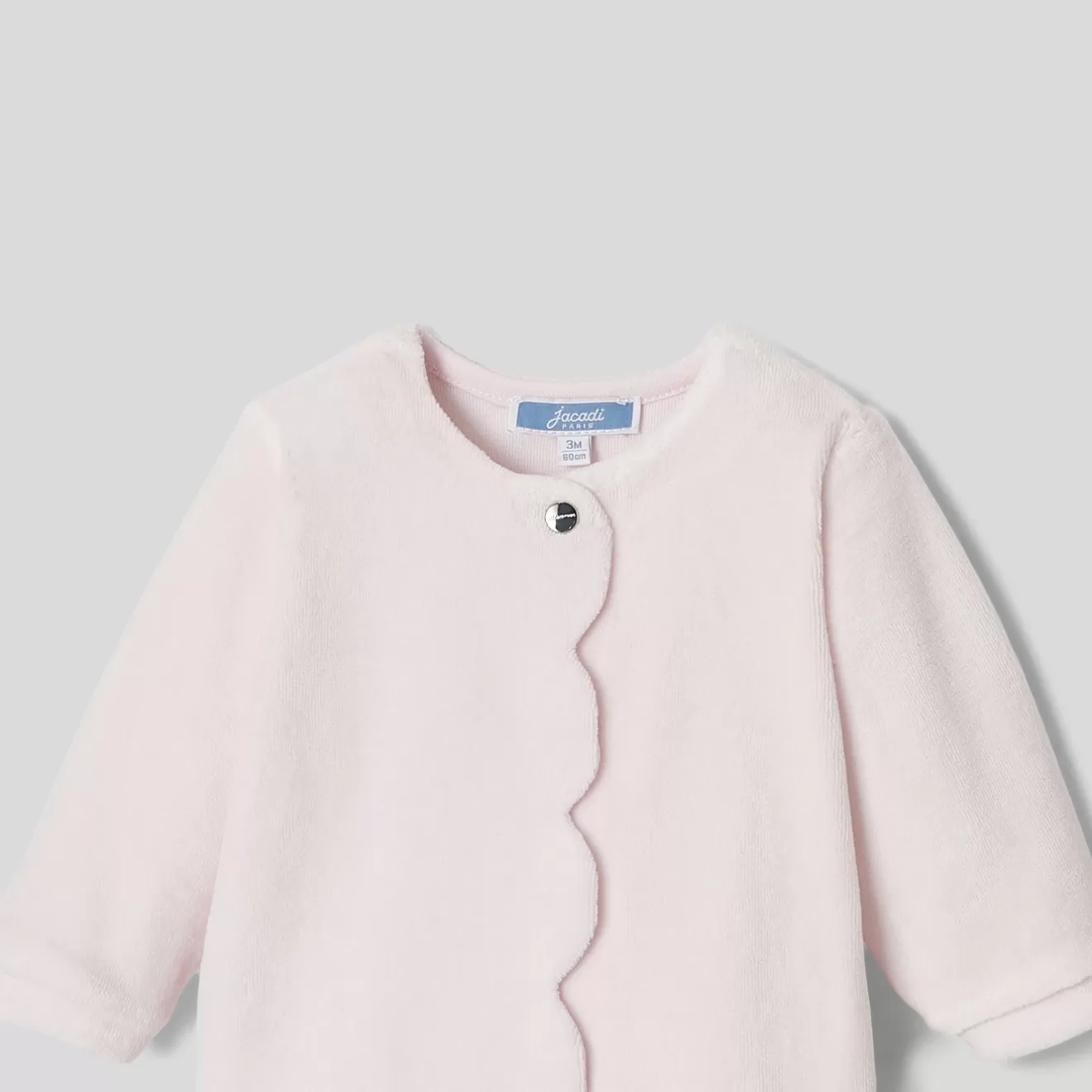 baby_girl_pyjamas_in_velvet_bouclette_2.webp Jacadi Pajamas | Baby girl pyjamas in velvet bouclette