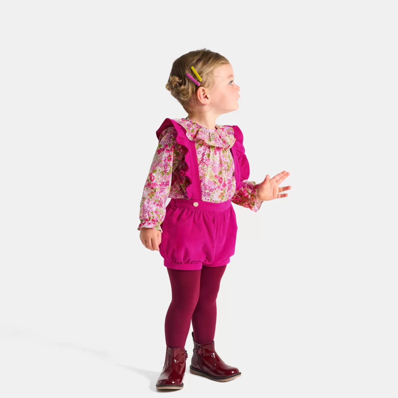 Jacadi Pants And Shorts | Baby girl shorts with straps