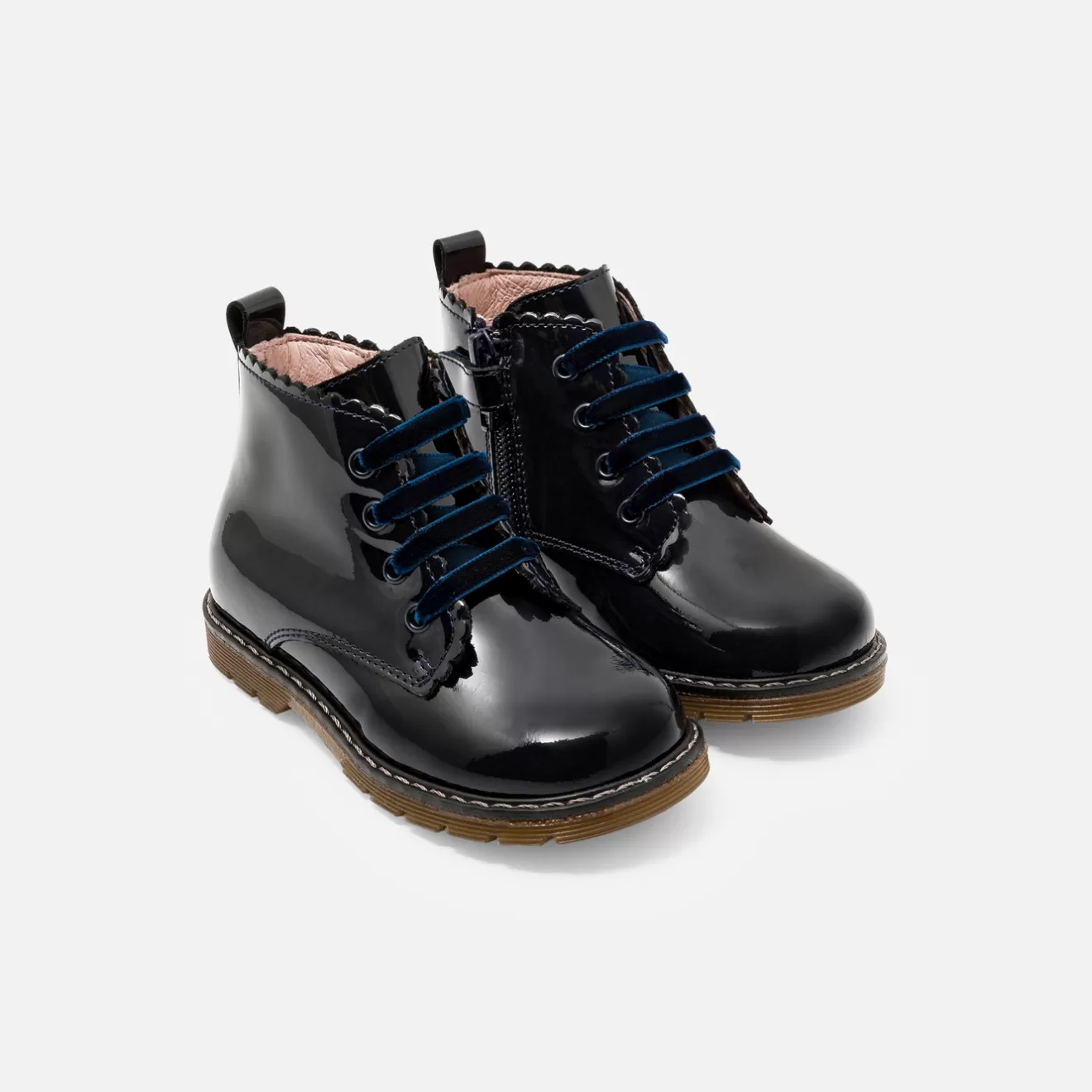 Jacadi Ankle & Lined Boots | Baby girl smooth leather booties