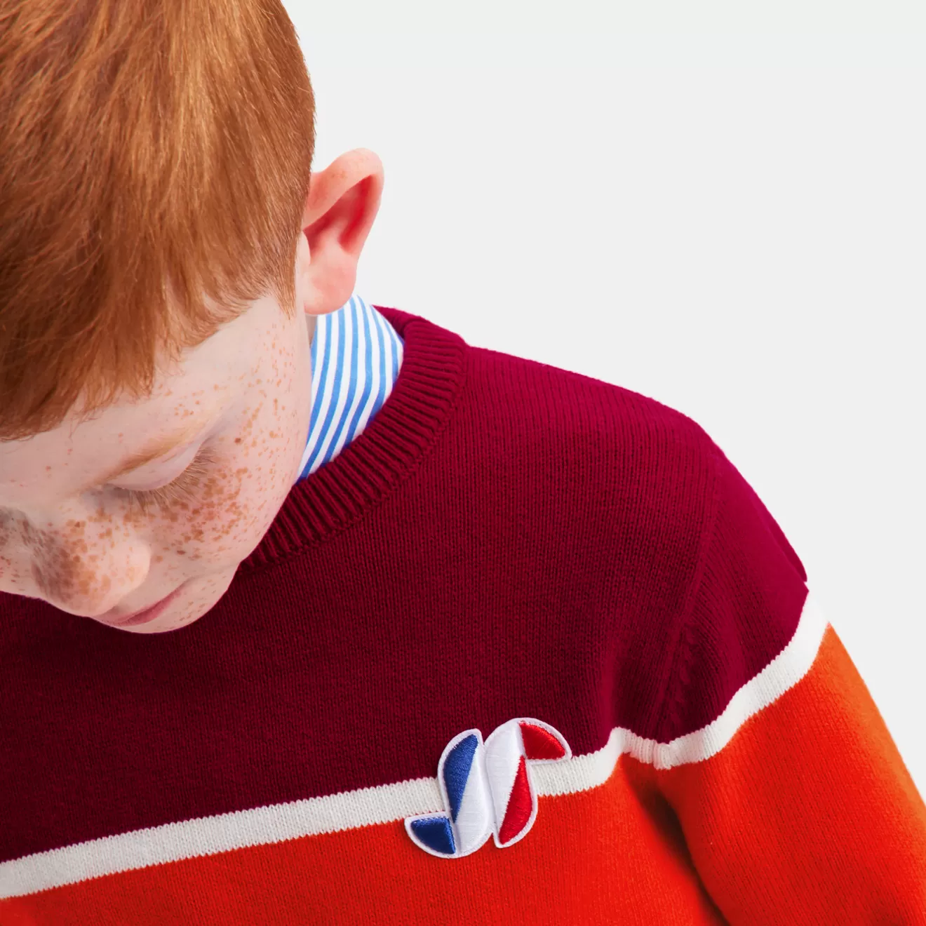 BOY Jacadi Sweaters, Sweatshirts And Cardigans | Boy color block sweater
