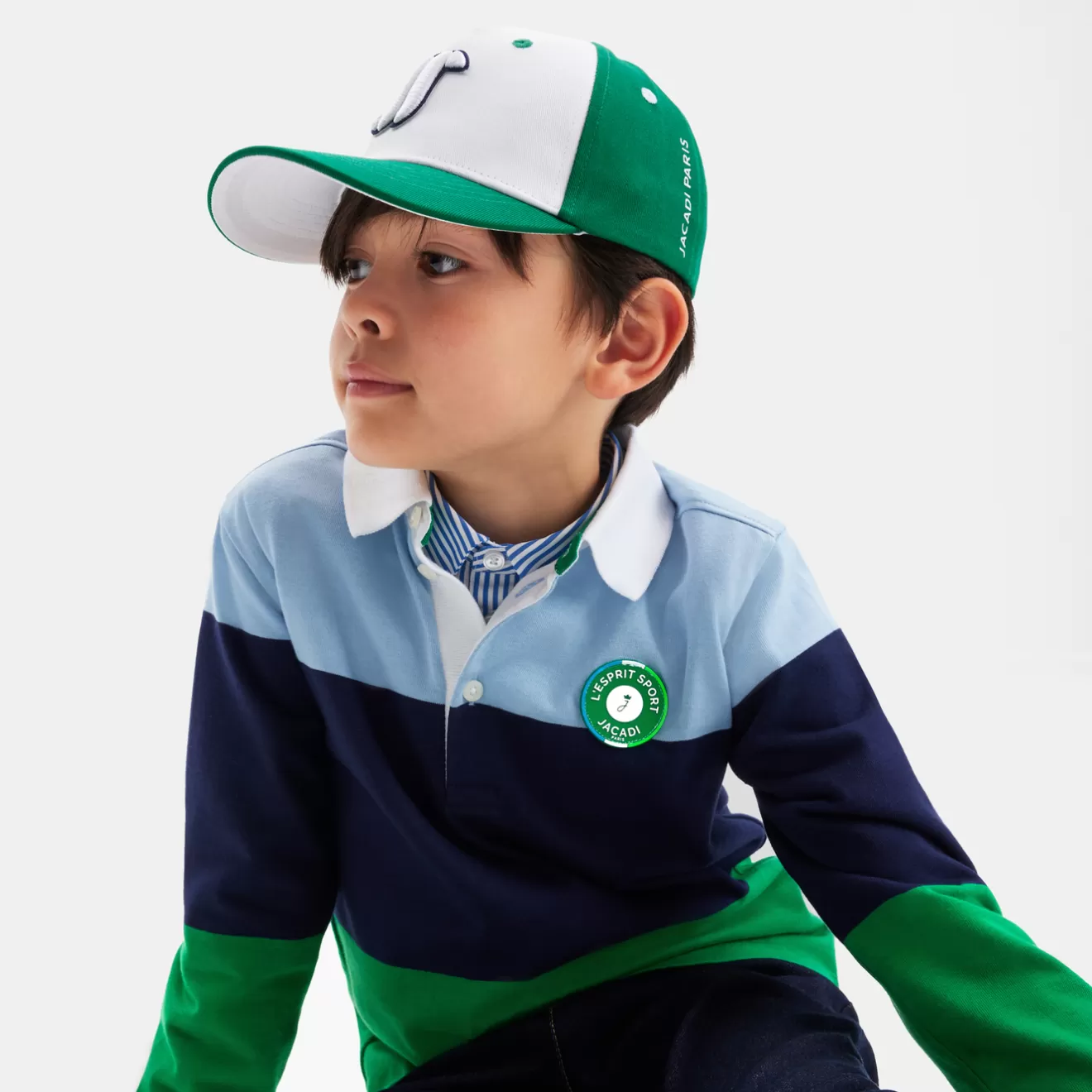 BOY Jacadi T-Shirts And Polo Shirts | Boy long-sleeved polo
