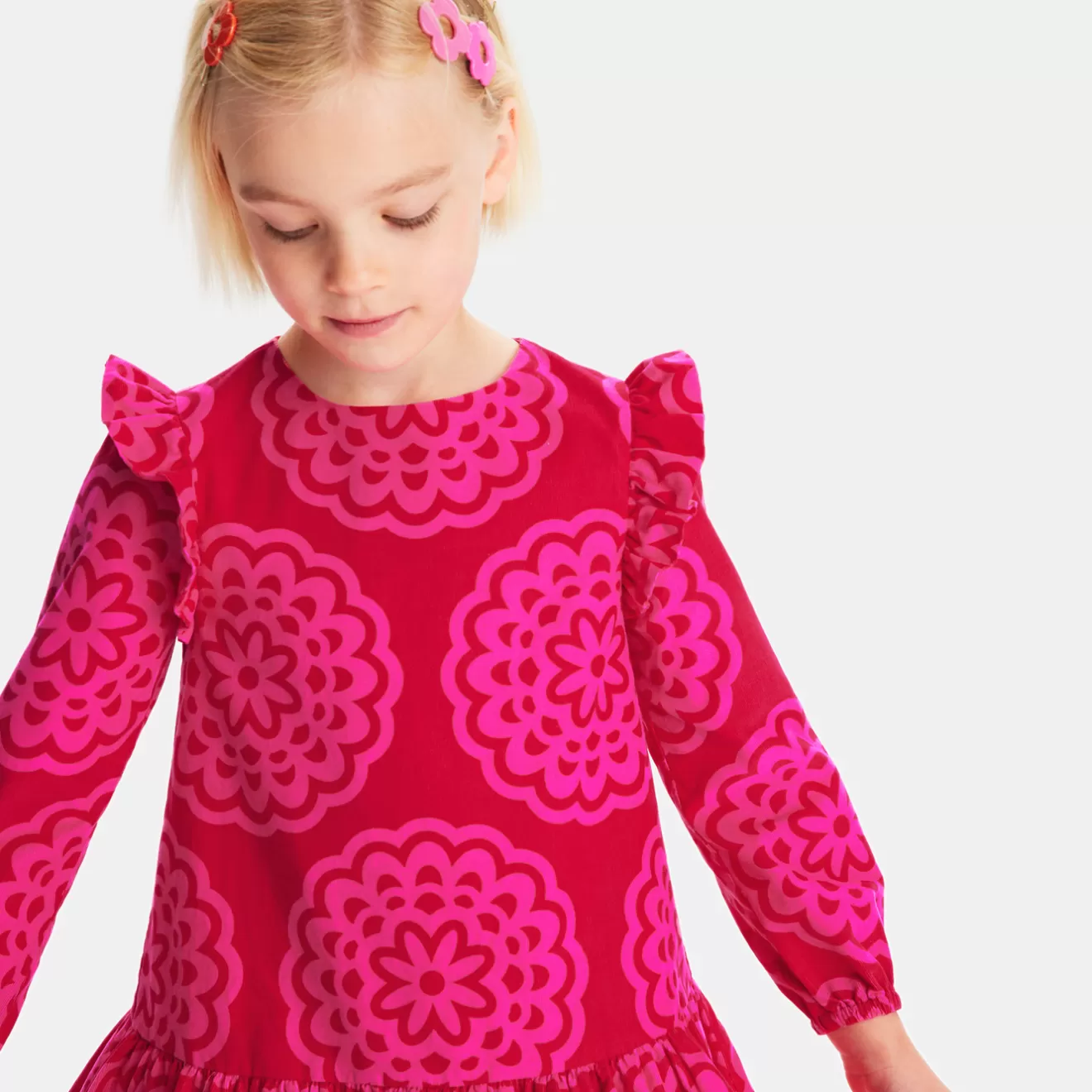 Jacadi Dresses And Skirts | Girl dress with rosette print