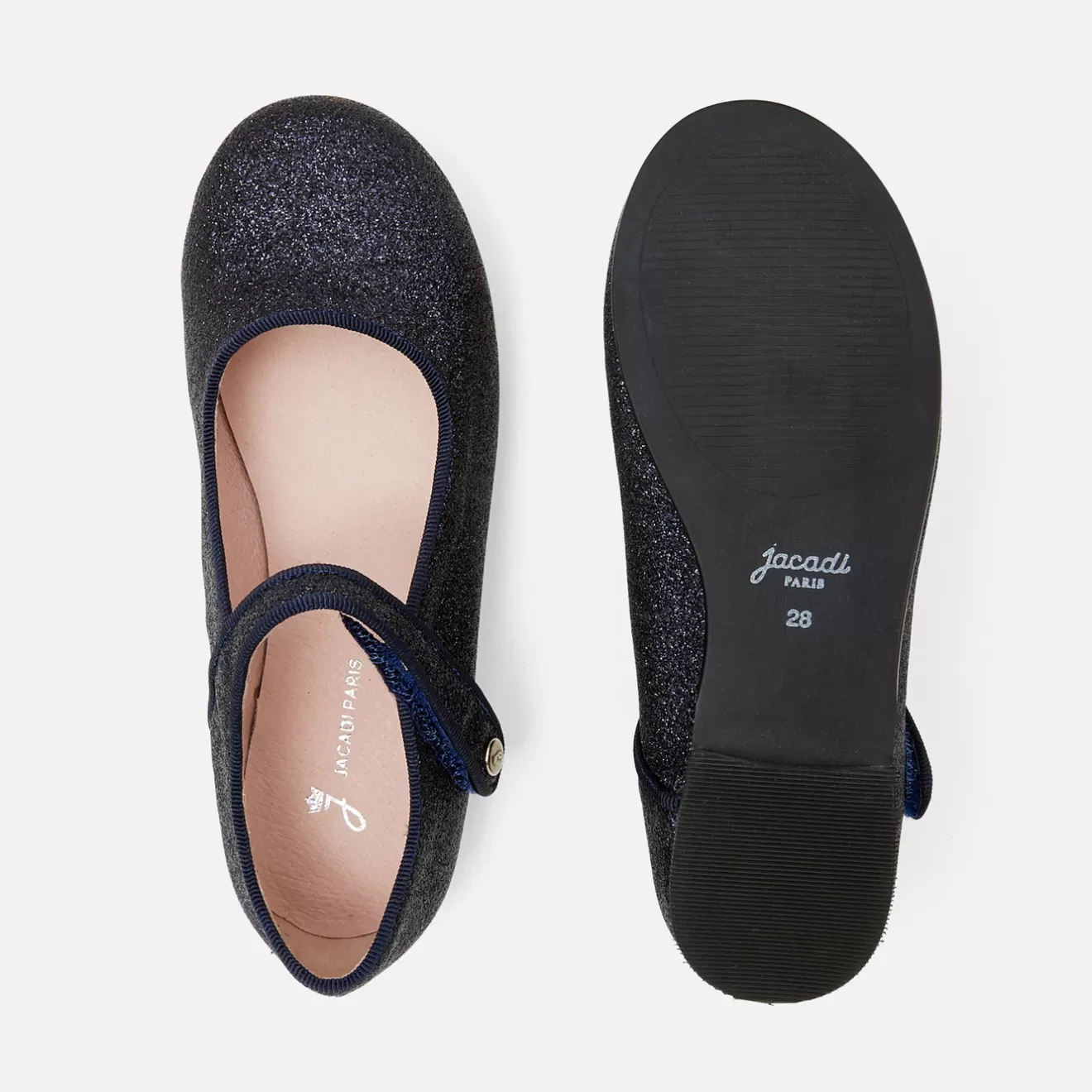 girl_glittery_mary_janes_3.webp Jacadi Mary Janes, T-Straps And Ballet Flats | Girl glittery Mary Janes