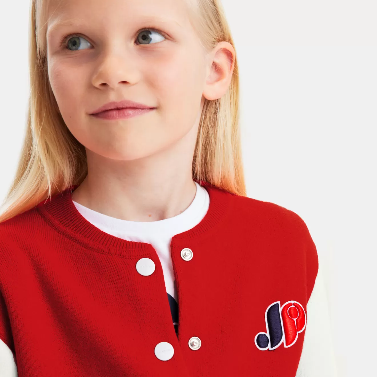 Jacadi Cardigans, Sweaters And Sweatshirts | Girl knitted varsity jacket