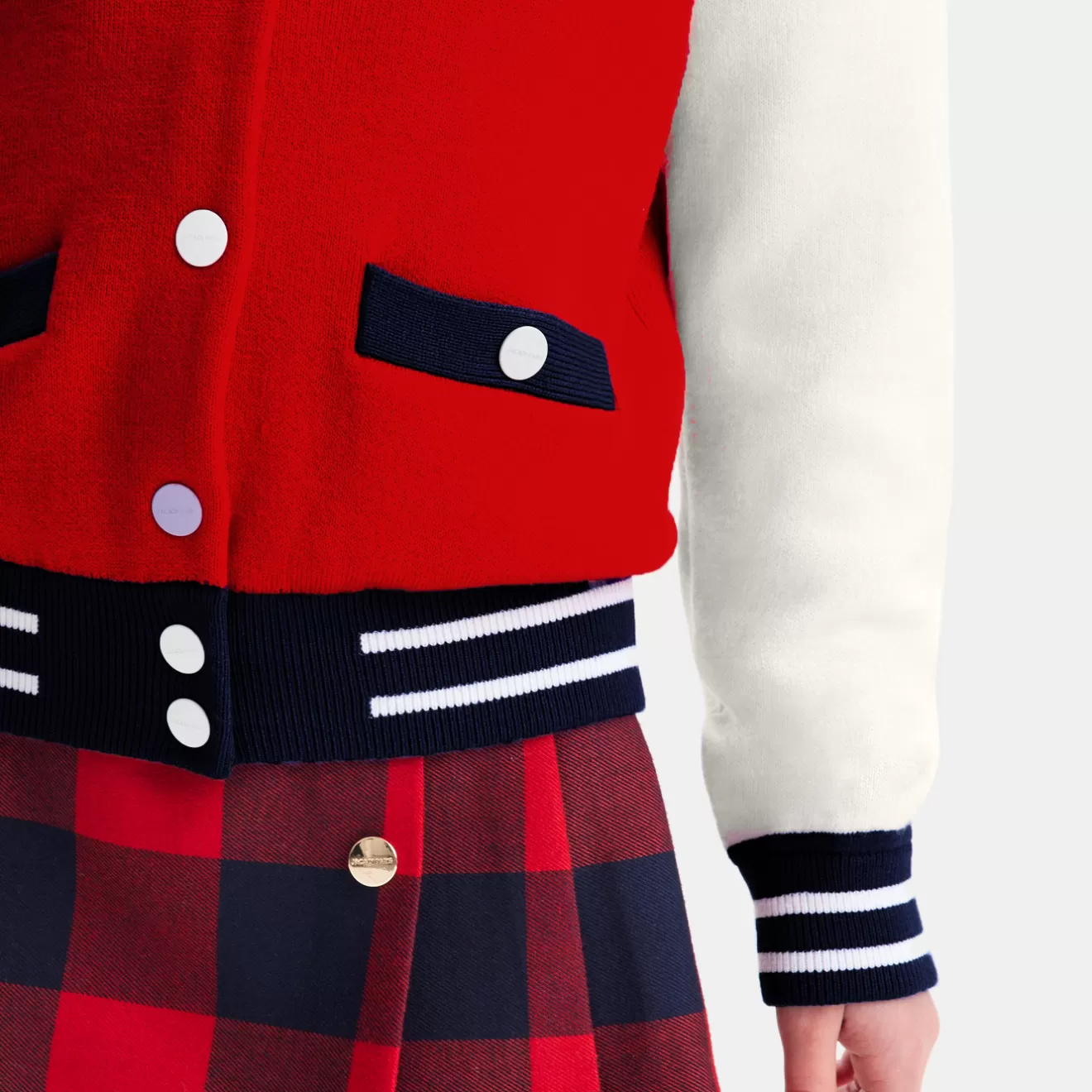 Jacadi Cardigans, Sweaters And Sweatshirts | Girl knitted varsity jacket