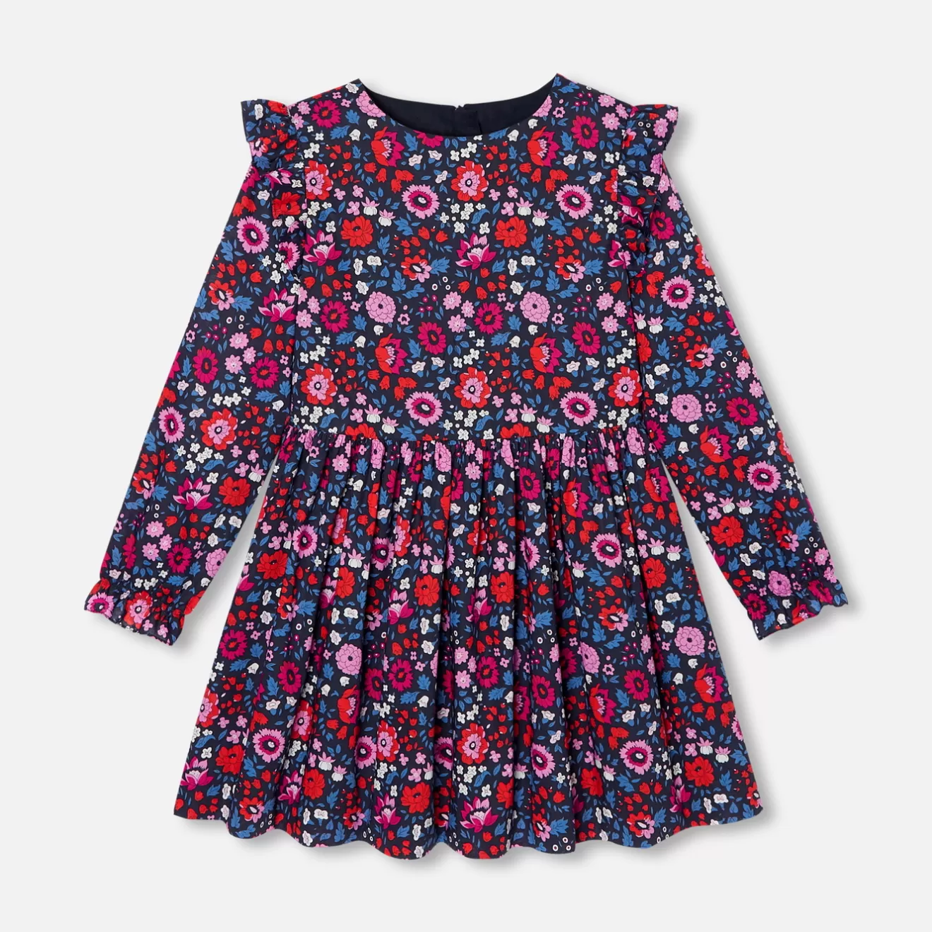 girl_liberty_fabric_dress_3.webp Jacadi Dresses And Skirts | Girl Liberty fabric dress