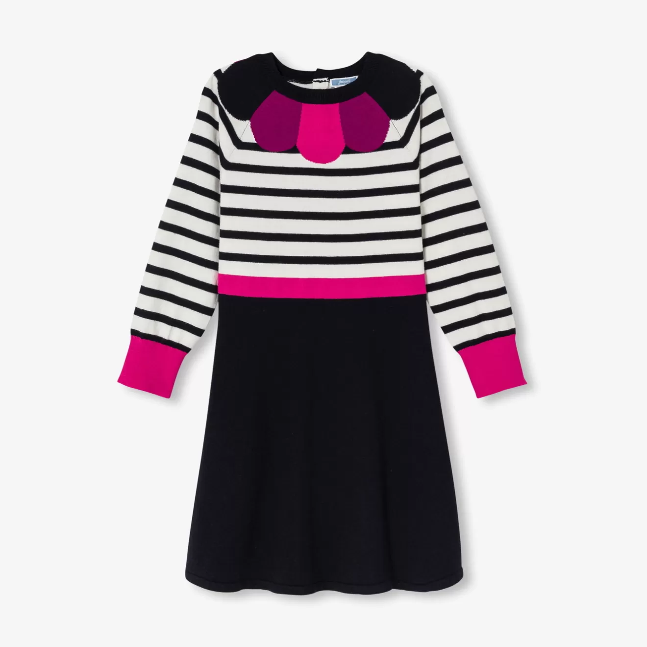 girl_longsleeved_dress_3.webp Jacadi Dresses And Skirts | Girl long-sleeved dress
