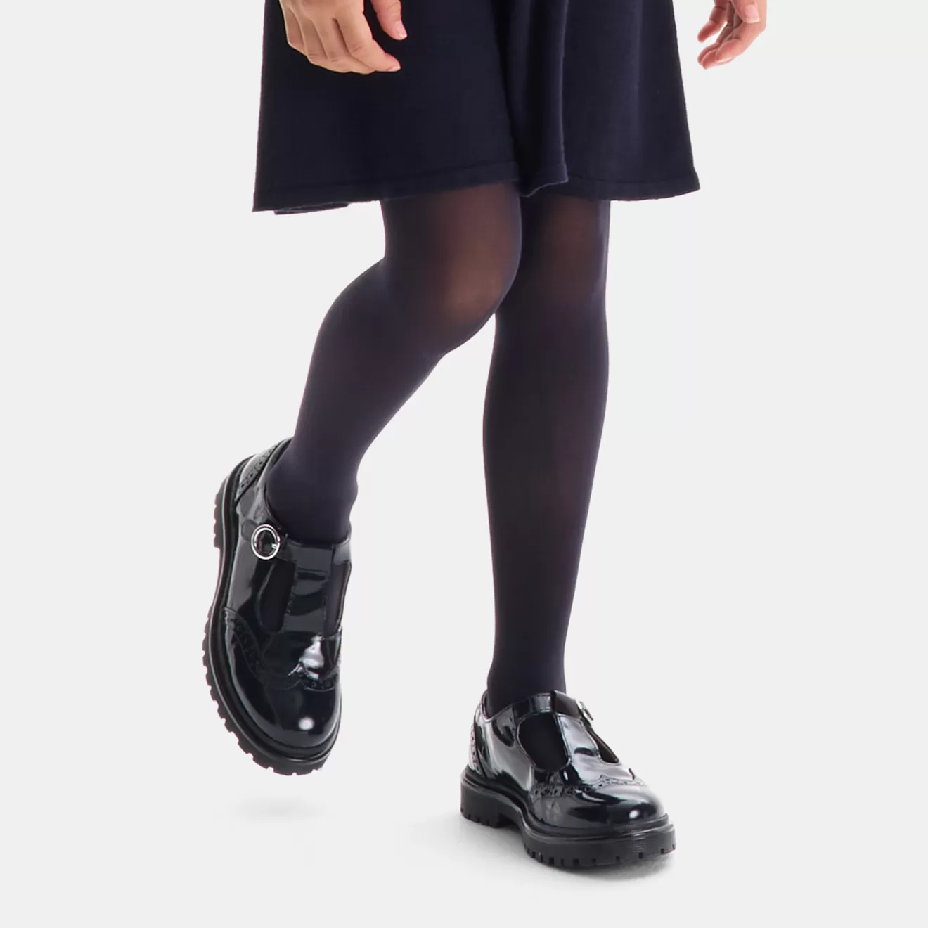 Jacadi Loafers, Lace-Ups And Moccasins | Mary Janes, T-Straps And Ballet Flats | Girl patent leather t-strap shoes