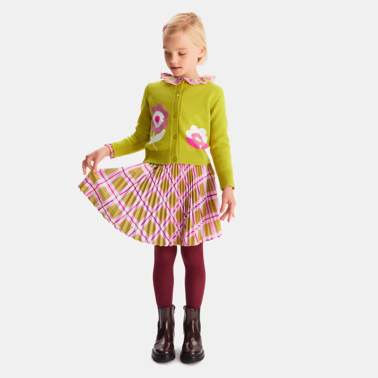 Jacadi Dresses And Skirts | Girl tartan skirt