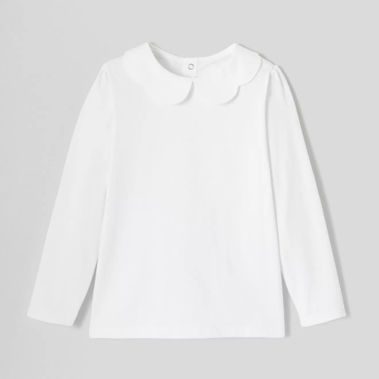 Jacadi T-Shirts, Polo Shirts | Girl T-shirt with scalloped collar
