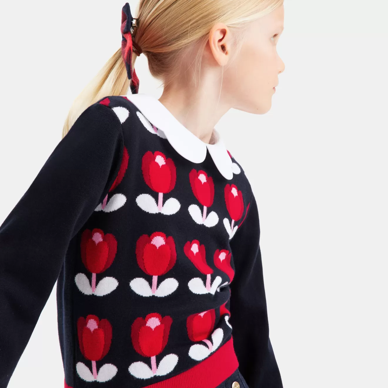Jacadi Cardigans, Sweaters And Sweatshirts | Girl tulip sweater