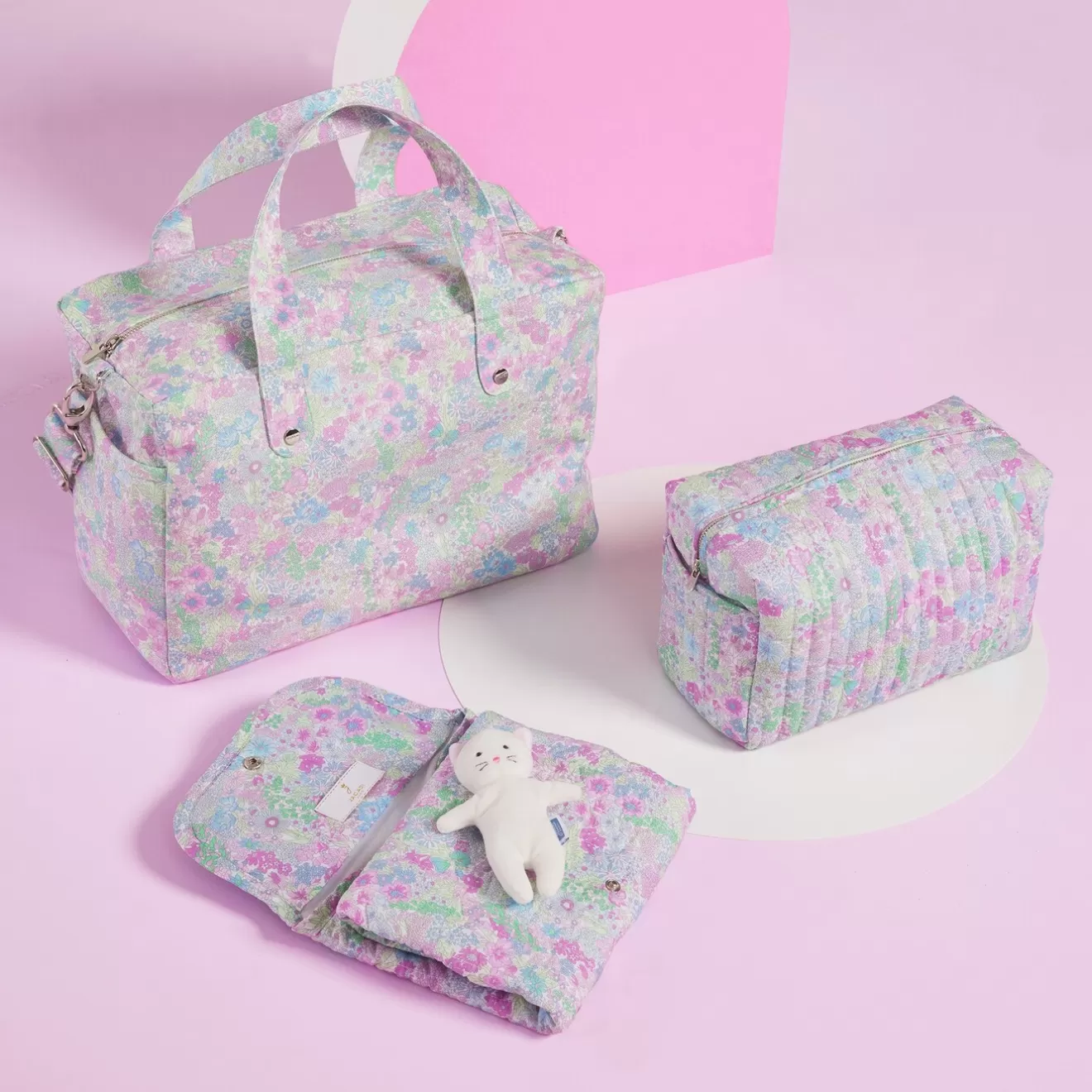 Jacadi Diaper Bags And Toiletry Bags | Diaper Bags And Toiletry Bags | Liberty fabric diaper bag