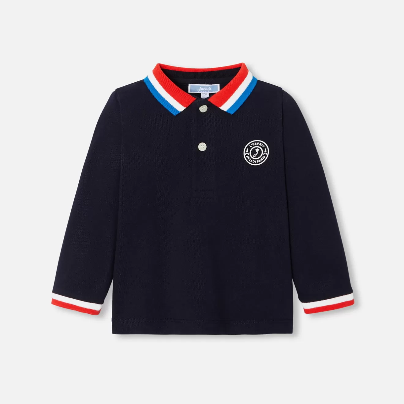 BOY Jacadi Polos And T-Shirts | Long-sleeved baby boy polo shirt