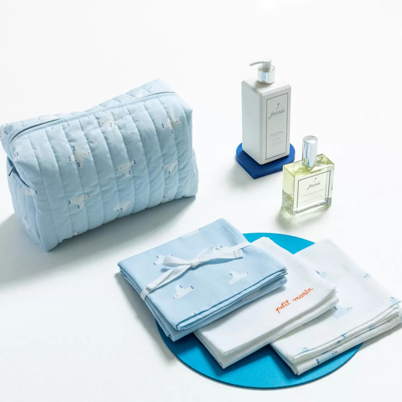 Jacadi Bath Towels And Bath Capes | Diaper Bags And Toiletry Bags | Padded toiletry bag